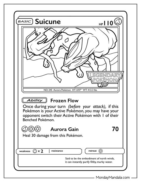 Legendary Pokemon Coloring Pages Free Pdf Printables Pokemon