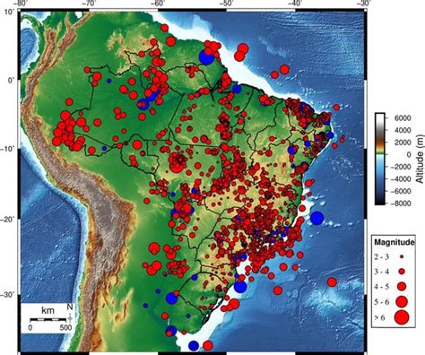 Brazilian Earthquake Distribution R Brasilisnet