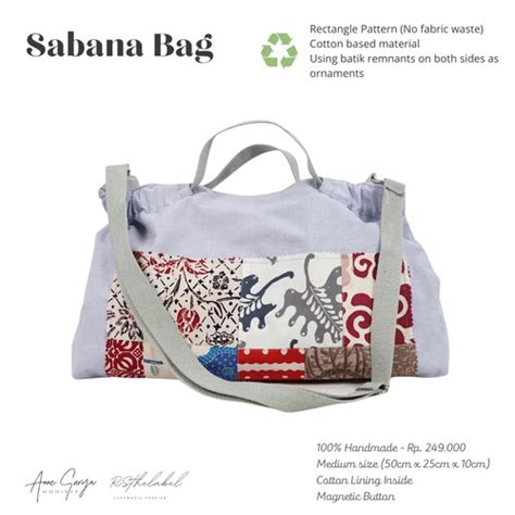 Jual Rr Sabana Bag Tas Kain Ramah Lingkungan Sling Hand Bag