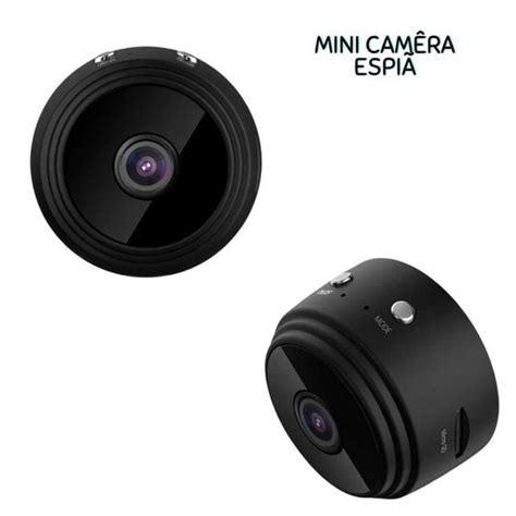 Mini Camera Espiã 1080P Wifi Visão Noturna Gravador de Voz A9