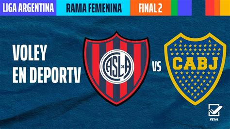 San Lorenzo Vs Boca Juniors Liga Argentina Femenina De Voley 2023