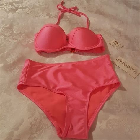 Tini Bikini Swim Pc Pink Tini Bikini With Gold Closures Poshmark