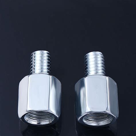 8mm 10mm Rear Mirror Adapters Scooter Motorcycle Rearview Mirror Conversion Screw Thread Reducer