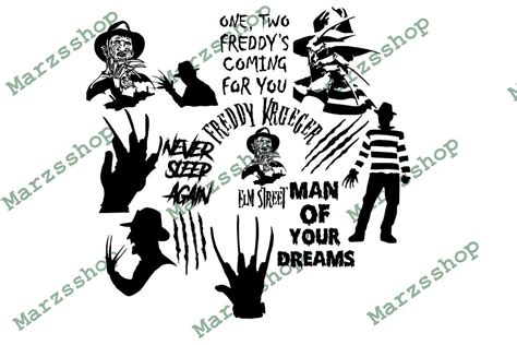 Freddy Krueger Glove Silhouette