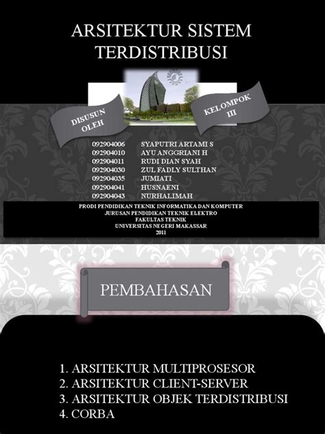 Arsitektur Sistem Terdistribusi | PDF