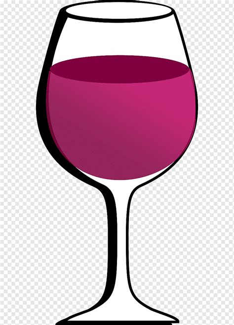 Glass Red Wine Drink Bubbles Alcohol Beverage Sparkling Png