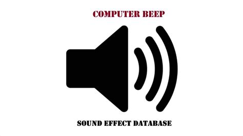 Computer Beep Sound Effect Youtube