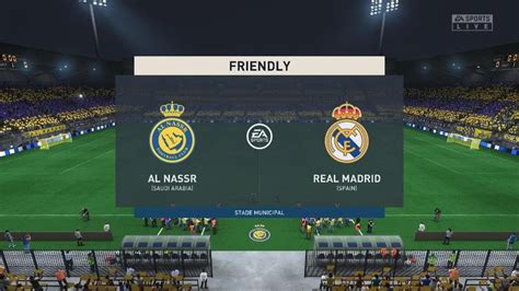 Fifa 23 Al Nassr Vs Real Madrid Ronaldos Back Ps5 Gameplay