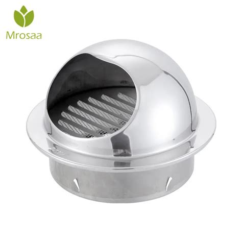 High Quality 100mm Kitchen Roof Air Vent Cover 304 Stainless Steel Air