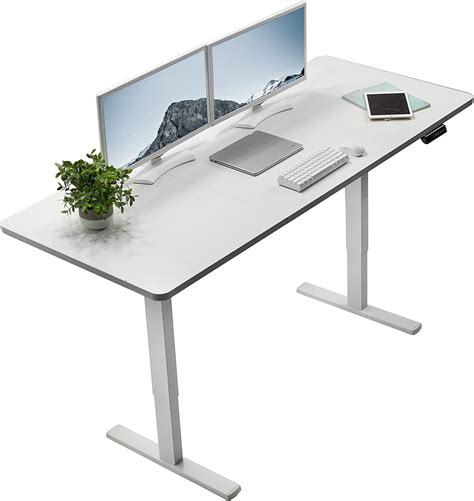 Vivo Electric Height Adjustable X Inch Stand Up Desk Complete