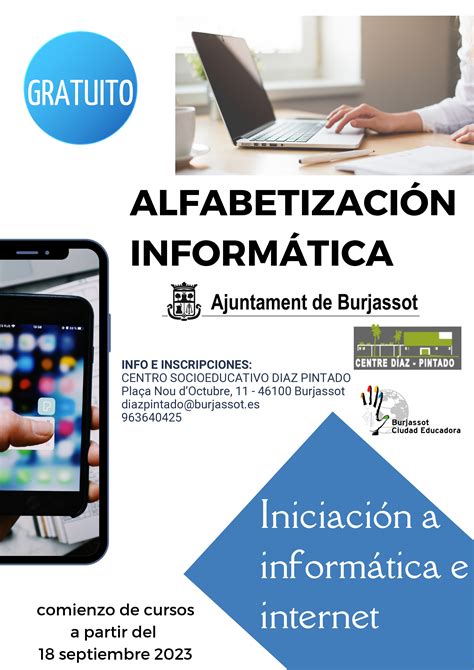 Vuelve El Curso Gratuito De Alfabetizaci N Inform Tica Al Centro