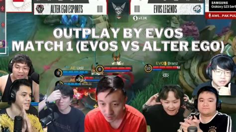 Reaksi Streamer Melihat Tim Fight Evos Reaction Streamer Mlbb Match