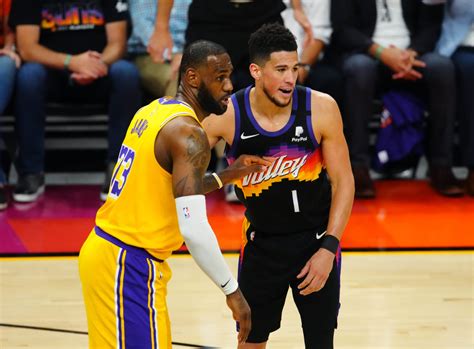 LeBron James gave Devin Booker an autographed jersey after Suns beat ...