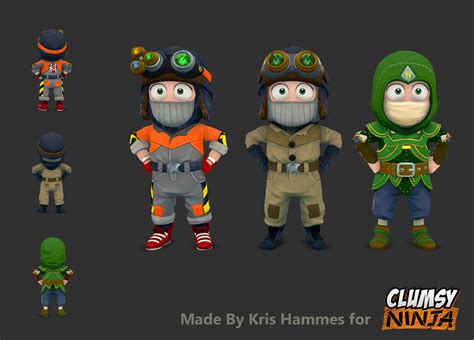 Artstation Clumsy Ninja Work