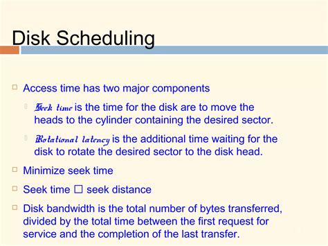 Disk Scheduling Algorithms Ppt