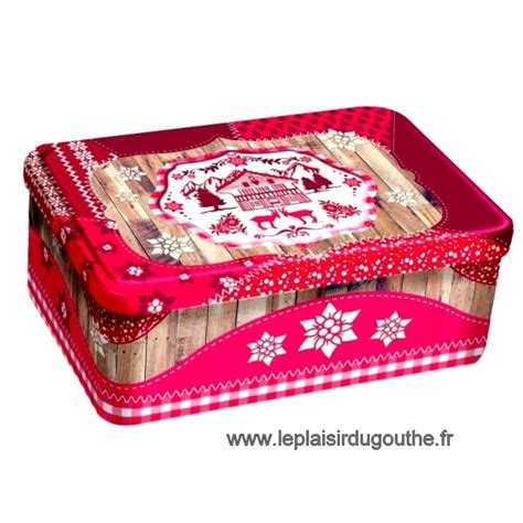 Boîte Noël à la montagne biscuits Le plaisir du GouThé