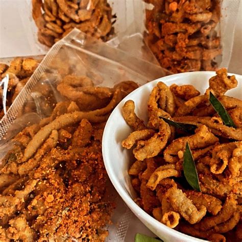 Jual Krupuk Usus Krispy Gram Usus Original Kripik Usus Pedas