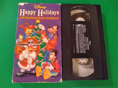 Disney Happy Holidays With Darkwing Duck And Goofy Vhs Tape Etsy