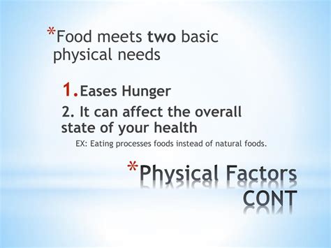 PPT Factors Affecting Food Choices PowerPoint Presentation Free