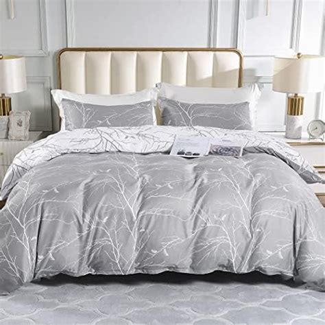 Home Beyond HB Design 3 Piece Duvet Cover Set 1 Printed Zipper