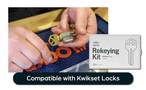 SUMMIT DOORWARE Premium Kwikset Rekey Kit Compatible With 50 Master