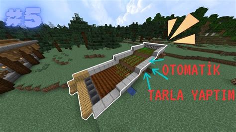 Otomatik Tarla Yaptım Zor Mod Minecraft Youtube