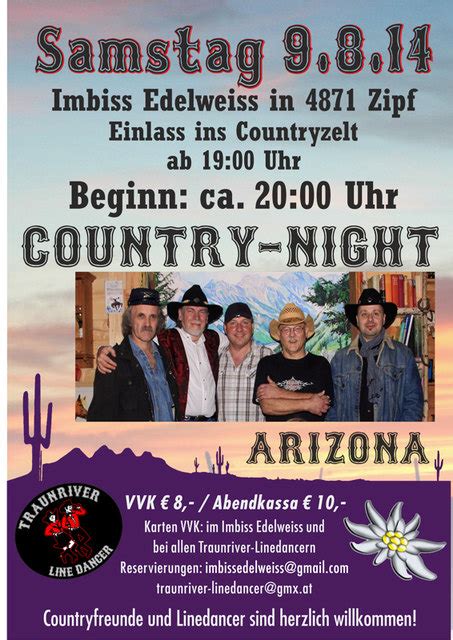 Countrynight Der Traunriver Linedancer Vöcklabruck