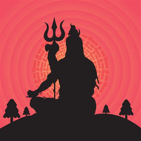 Mahashivratri Lord Shiva Vector Art At Vecteezy