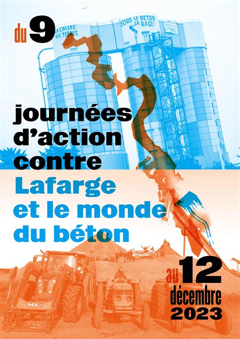 Journ Es D Actions Contre Lafarge Et Le Monde Du B Ton Expansive Info