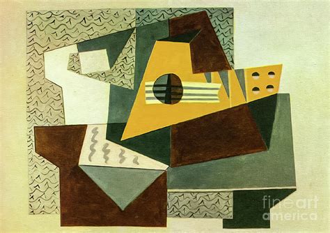 Guitar by Pablo Picasso 1920 Painting by Pablo Picasso - Fine Art America