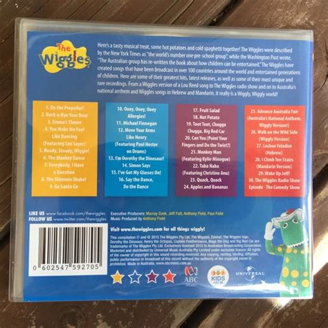 CD THE WIGGLES Hot Potatoes Cold Spaghetti Favourites Rarities 2015 Euc 19 99 PicClick AU