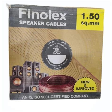 Finolex Speaker Cable At Rs 3350piece Speaker Cable In Bengaluru