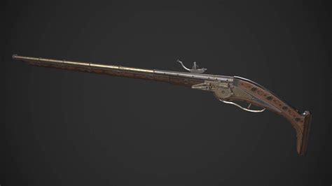 Ornate Musket - 3D Model by yn-delmund