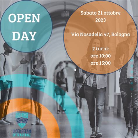 OPEN DAY Sabato 21 Ottobre 2023 Liceo Steam International