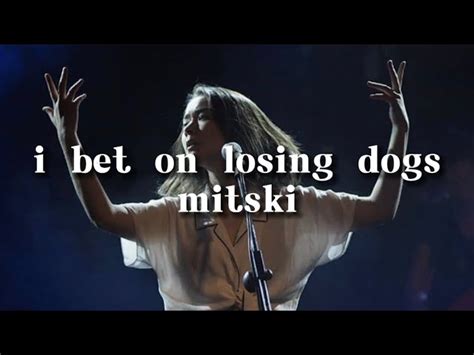 mitski i bet on losing dogs sub español lyrics Sinta a adrenalina