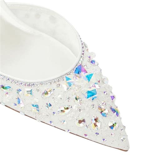 Rene Caovilla Cinderella Embellished Slingback Pumps Mytheresa