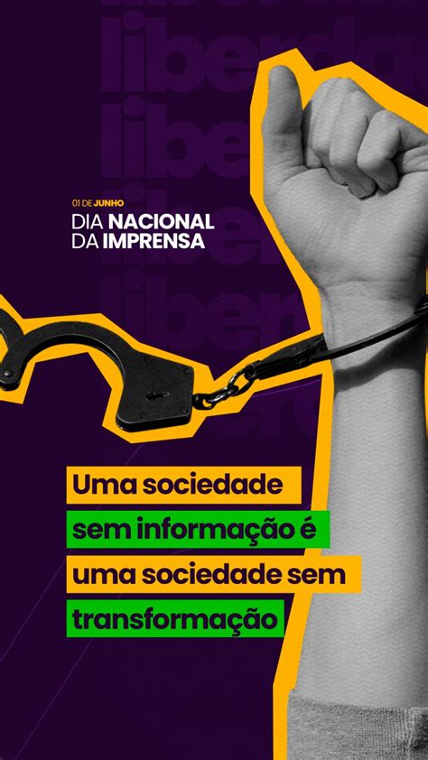 Story Uma Sociedade sem informações Dia Da Imprensa 1 de Junho Social