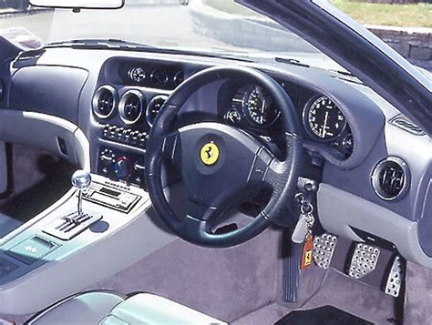 Glass Frame Of Ferrari 550 Maranello Media Storehouse