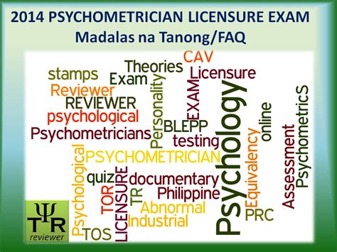 Philippine Psychometricians Licensure Exam Reviewer Blepp Faq