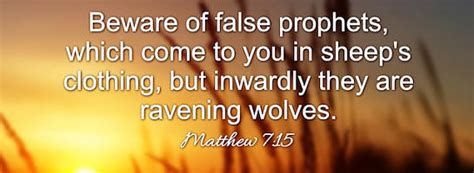 Matthew 7 15 Beware Of False Prophets