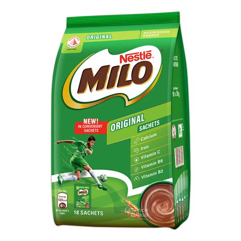 Milo Instant Chocolate Malt With Milk Original Sachet NTUC FairPrice