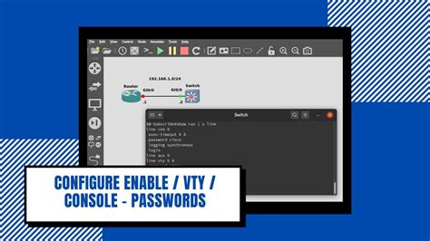 How To Configure A Console VTY And Enable Password On A Cisco Switch