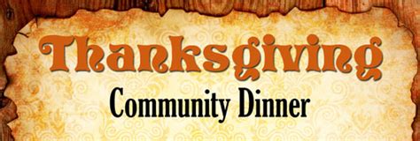 Free Community Thanksgiving Dinner - First Christian Church of Cambridge, Ohio