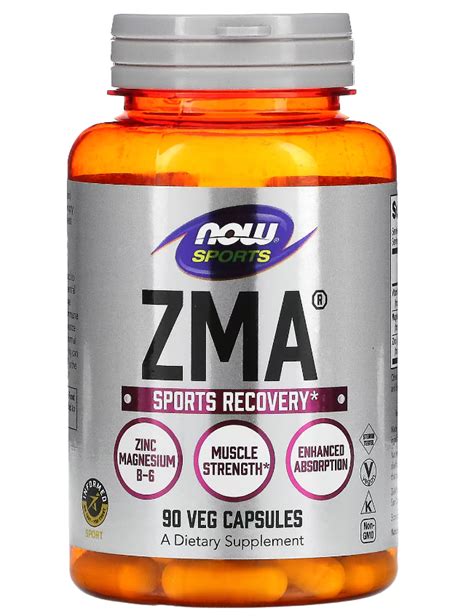 Now Foods Sports Zma R Cup Ration Sportive Capsules Nutrition