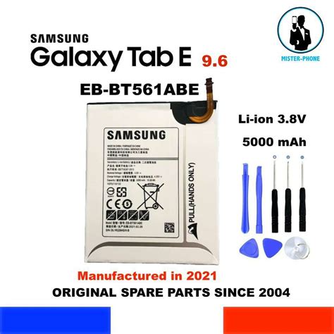 Original Battery Samsung Eb Bt561abe Galaxy Tab E 96 Sm T560 Sm T561 5000mah Ebay