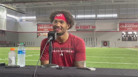 Emeka Egbuka Discusses Taking On A Larger Role In Ohio States Offense