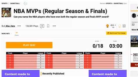 David Grubb On Twitter RT TheRealDealwDA NBA MVP Quiz Can You Beat