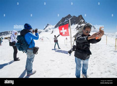 Schweiz Berner Oberland Interlaken Jungfrau Top Of Europe Pass Von