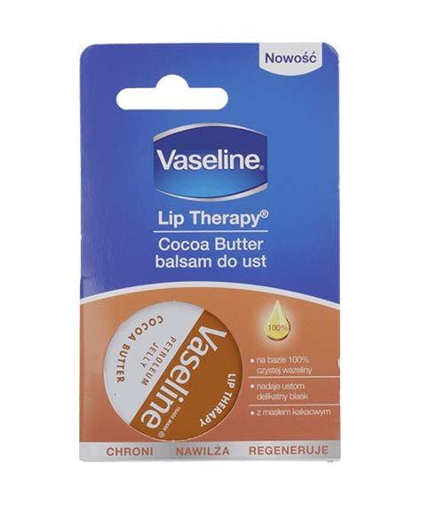 Vaseline Lip Therapy Regeneruj Cy Balsam Do Ust Cocoa Butter