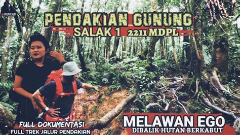 Diterpa Hujan Kabut LENGKAP DOKUMENTASI JALUR TREKKING PENDAKIAN